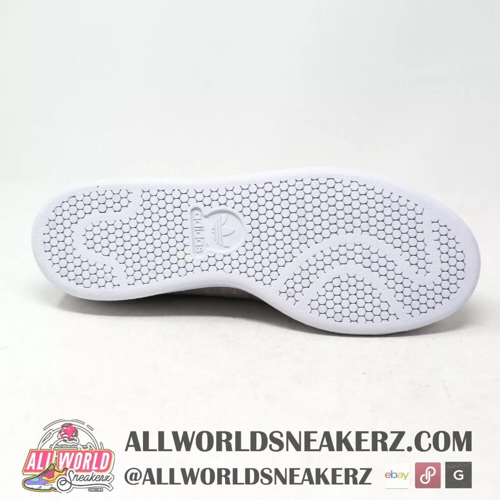 adidas Stan Smith Tennis Sneaker Recycled Textile MORPHLON® GY5460 Purple Grey - Picture 6 of 12